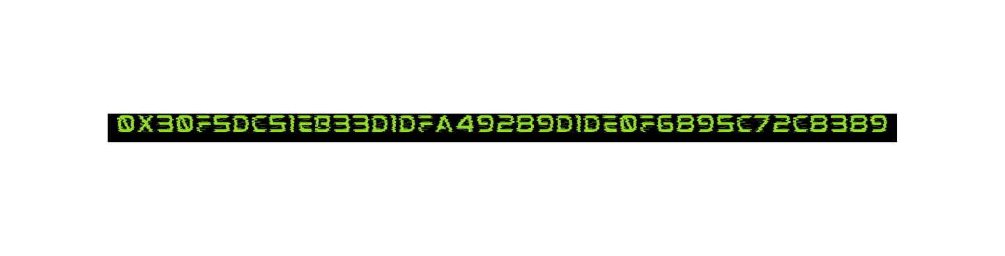 0x30F5dC51eb33D1DFA49289d1DE0f6895C72C8389